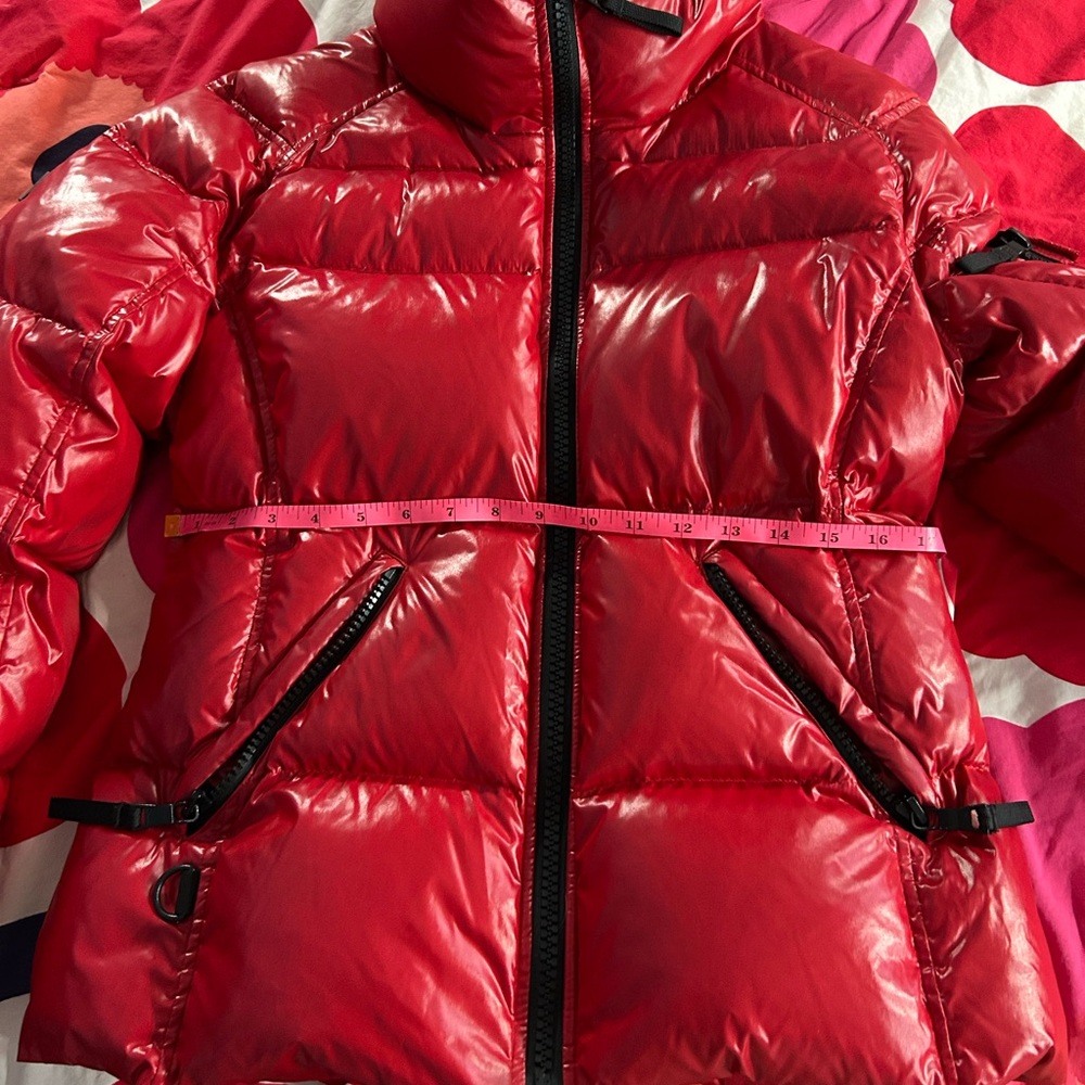SAM. Red Puffer Jacket - Picture 3 of 13